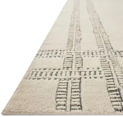 Milton Rug - Ivory/Ink - Ivory