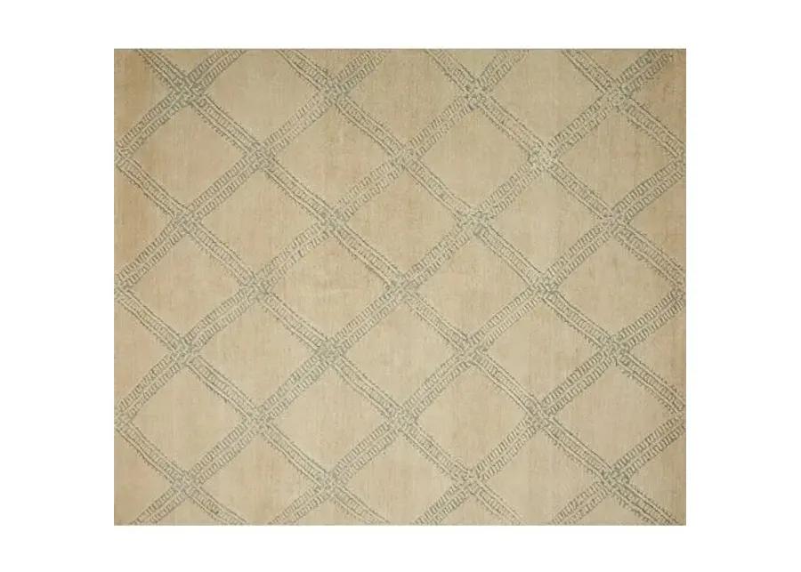 Milton Rug - Beige/Ocean - Beige