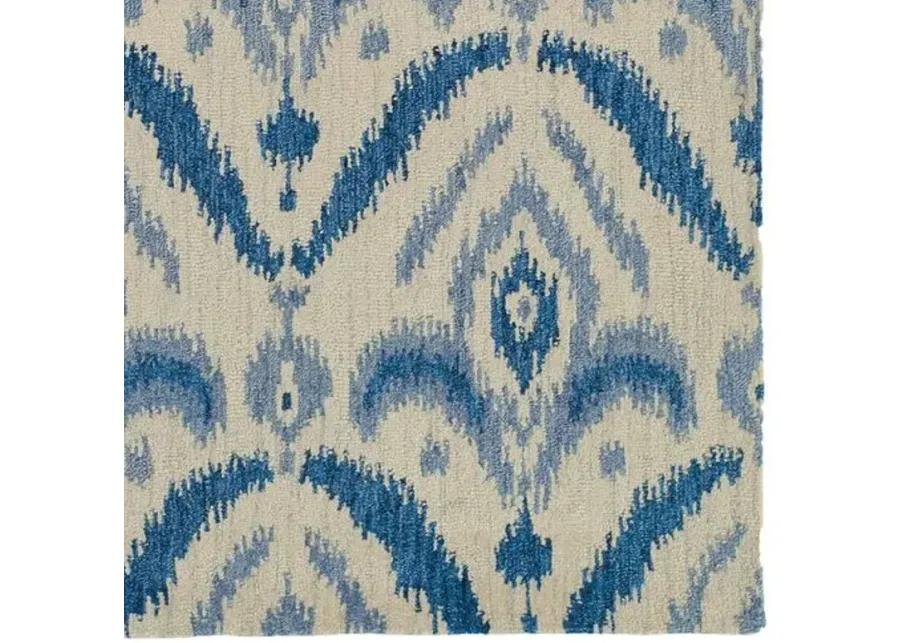 Leiden Brielle Rug - Blue - Blue