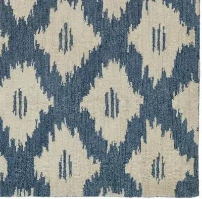 Leiden Bev Rug - Slate - Blue - Blue