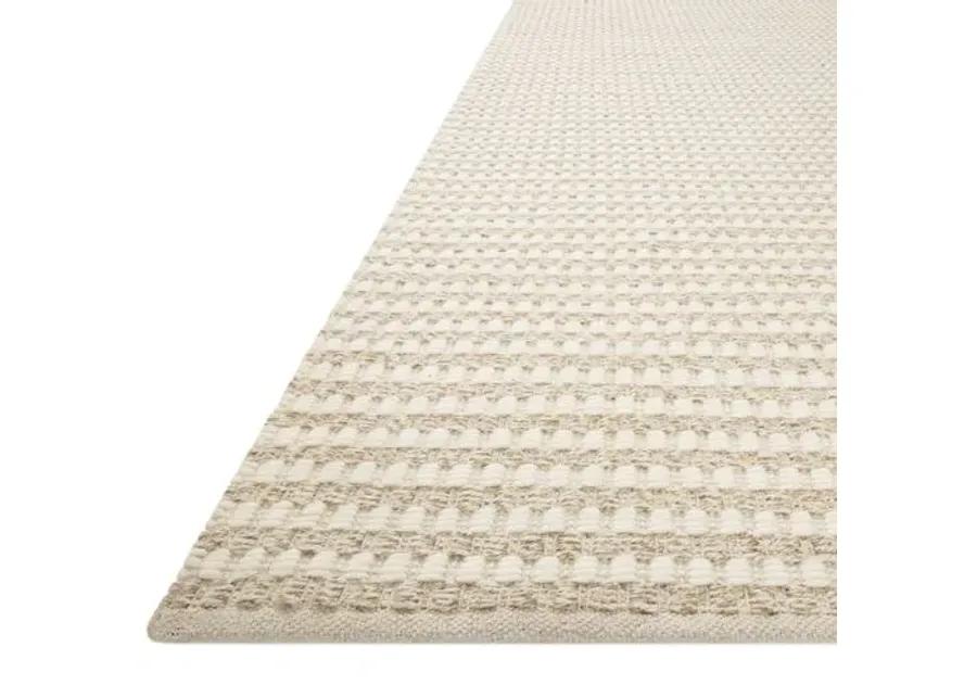 Ojai Rug - Ivory/Natural - Amber Lewis x Loloi - Handcrafted - Beige - Beige