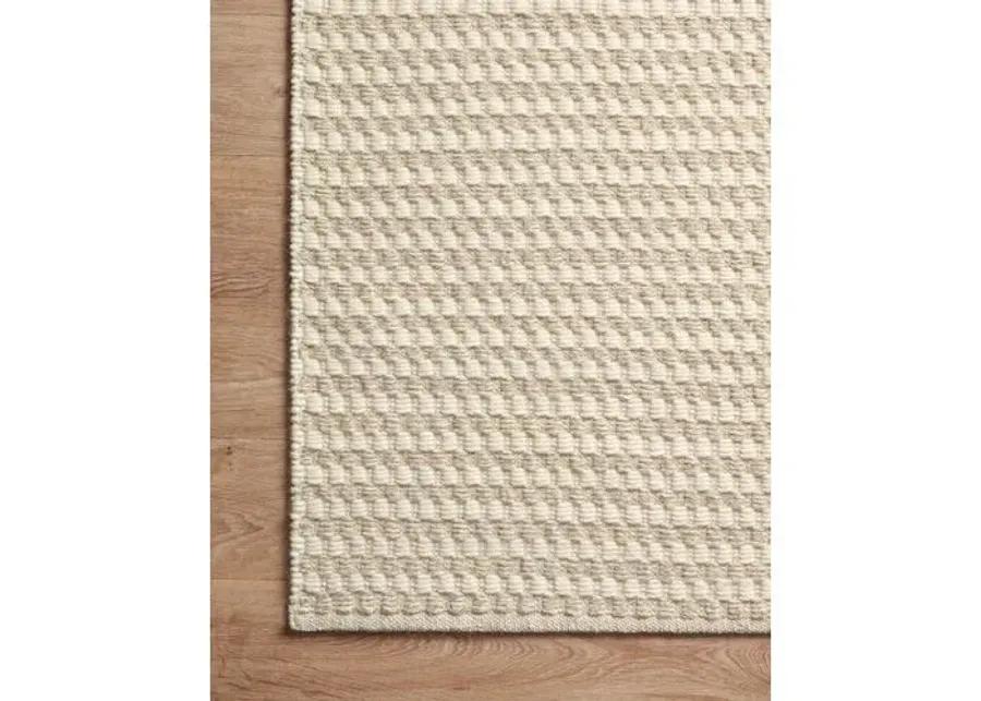 Ojai Rug - Ivory/Natural - Amber Lewis x Loloi - Handcrafted - Beige - Beige