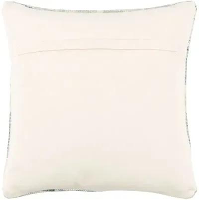 Drew Pillow - Cream/Teal