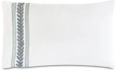 Amberlynn Sham - White With Left Trim - Eastern Accents