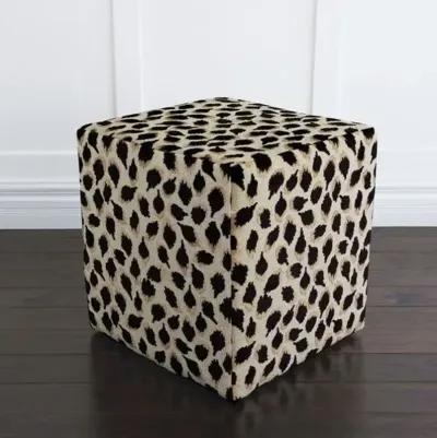 Trinka Cube Ottoman - Black