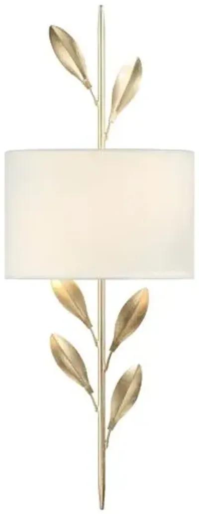 Broche 2-Light Sconce - Antique Gold - Crystorama