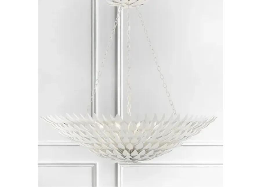 Broche 8-Light Chandelier - Matte White - Crystorama