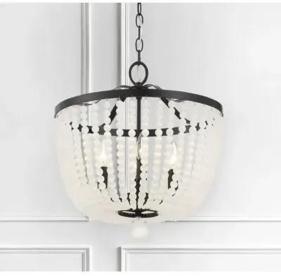 Rylee 4-Light Chandelier - Matte Black - Crystorama