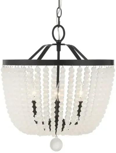 Rylee 4-Light Chandelier - Matte Black - Crystorama