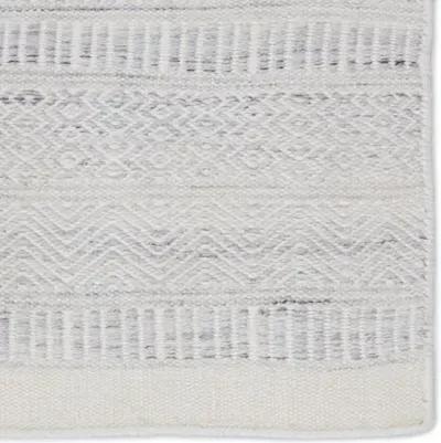 Pradeep Handwoven Rug - Light Gray/Ivory - Ivory