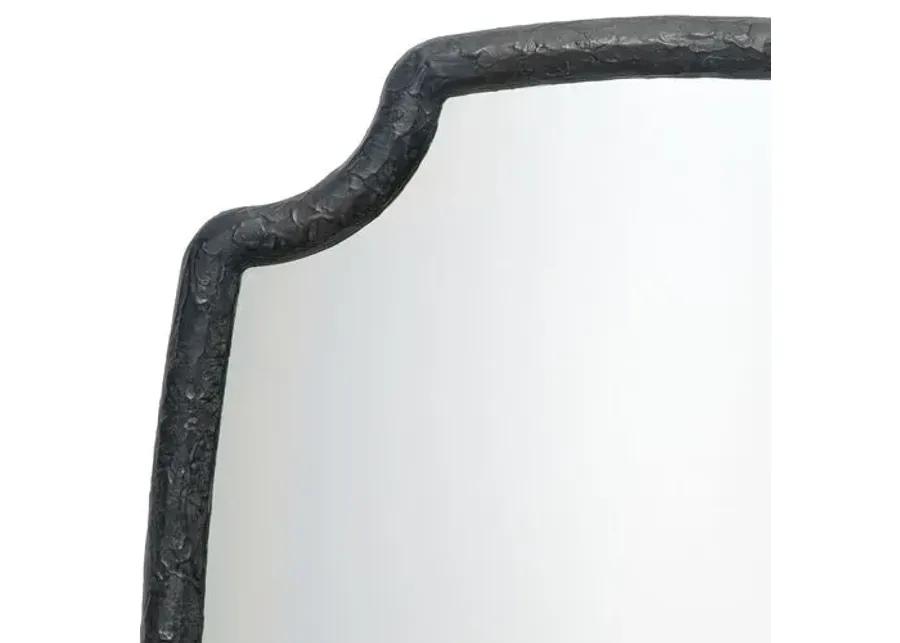 Selene Resin Wall Mirror - Charcoal - Jamie Young Co.