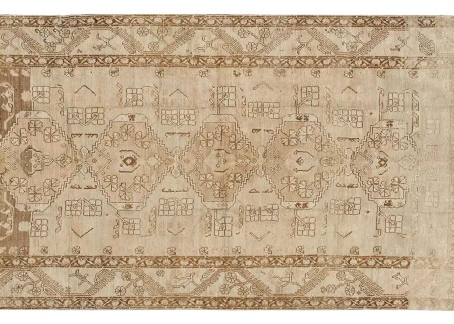 4'9"x9'2" Turkish Oushak Rug - Beige - Beige