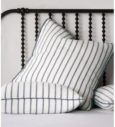 Marco Striped Sham - White/Blue