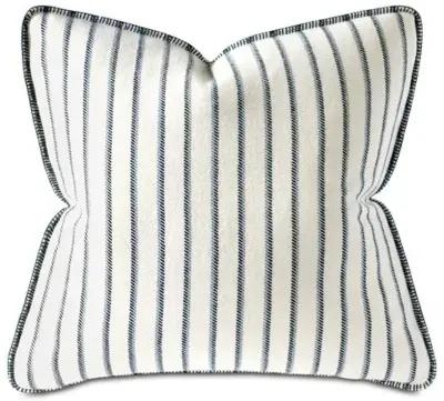 Marco Striped Sham - White/Blue