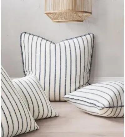 Marco Striped Sham - White/Blue