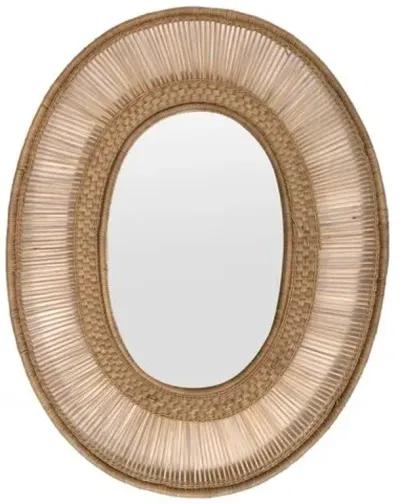 Malawi Sun Small Wall Mirror - Tan - Ngala Trading Co.