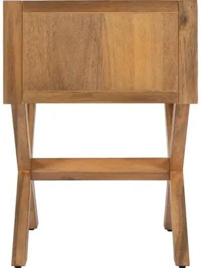 Sully End Table - Brown