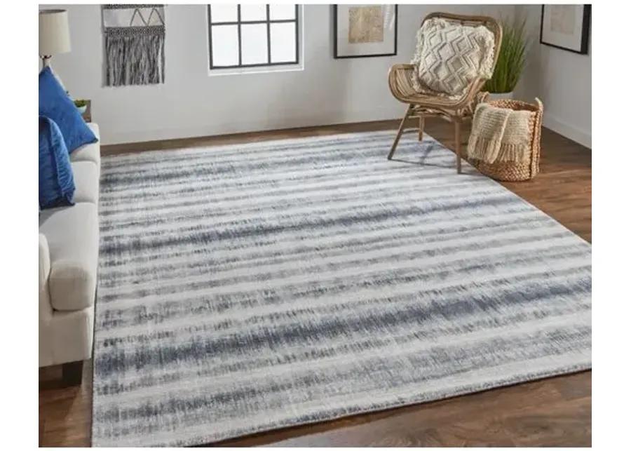 Nareesha Handwoven Gradient Rug - Blue/Gray - Blue