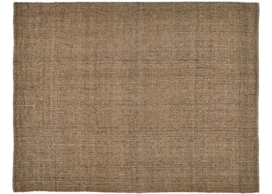 Raj Flat-Weave Rug - Brown/Tan - Brown