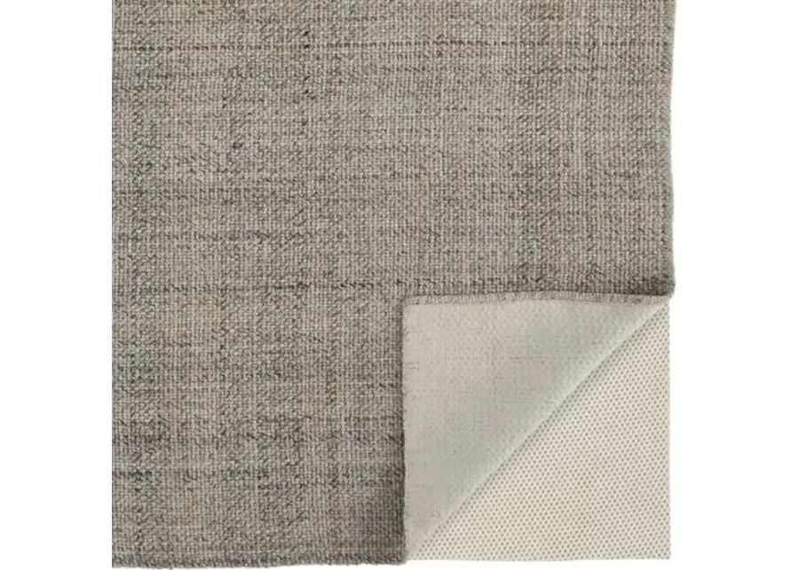 Raj Flat-Weave Rug - Gray/Tan - Gray