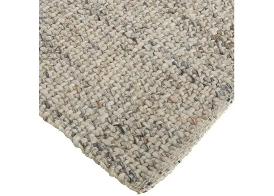 Raj Flat-Weave Rug - Gray/Tan - Gray