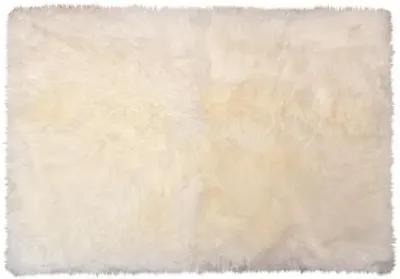 Anthony Handmade Sheepskin Rug - Natural - Handcrafted - Ivory - Ivory