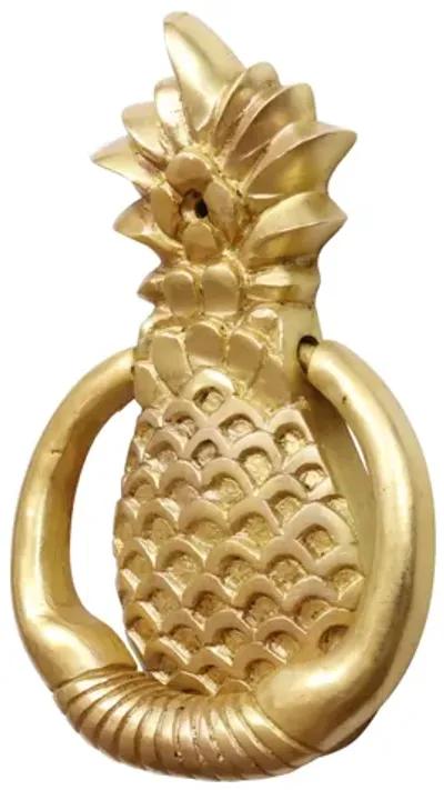 Brass Pineapple Door Knocker - Interesting Things - Gold