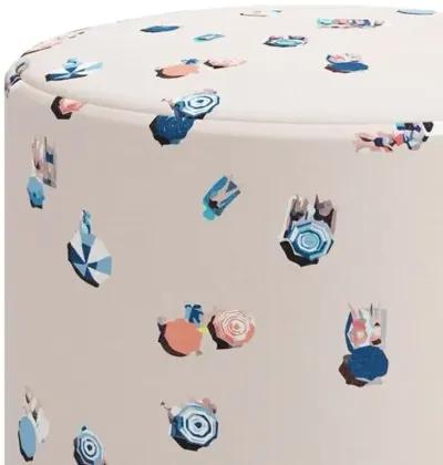 Tambor Ottoman - The Beach Scene - Beige