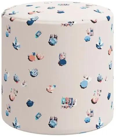 Tambor Ottoman - The Beach Scene - Beige