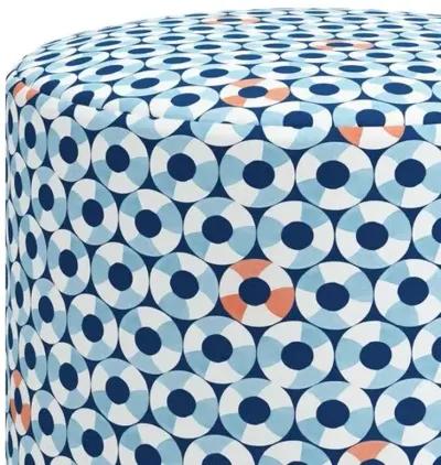 Tambor Ottoman - The Pool Floats - Blue