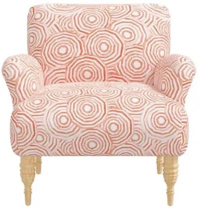 Norwood Chair - The Umbrella Swirl - Orange