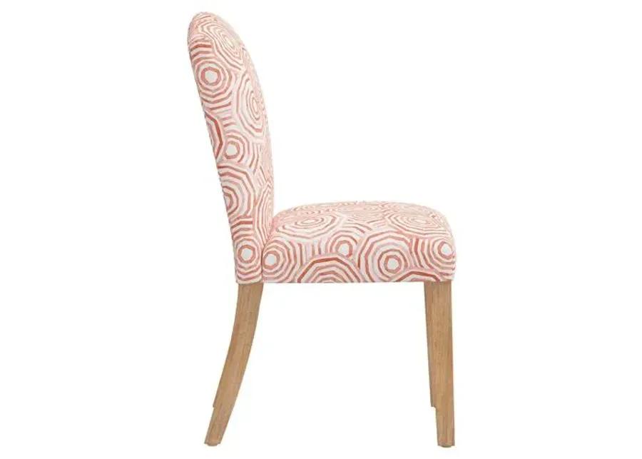 Cami Dining Chair - The Umbrella Swirl - Orange