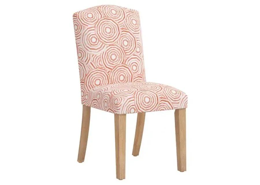 Cami Dining Chair - The Umbrella Swirl - Orange