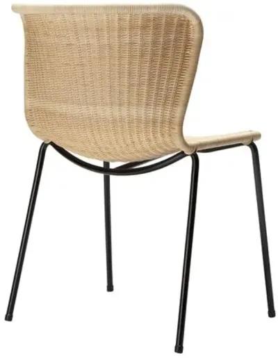 Caden Rattan Dining Chair - Natural - Beige