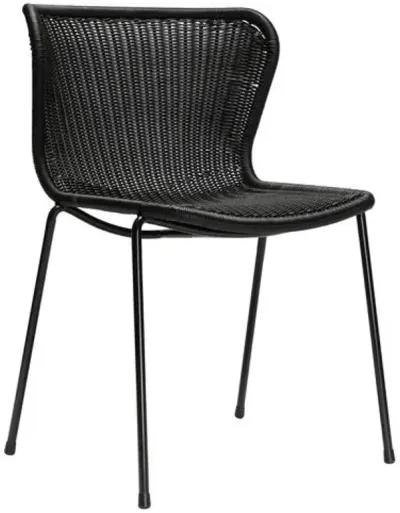 Caden Outdoor Dining Chair - Black