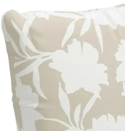 Garden Floral Outdoor Pillow - Handcrafted