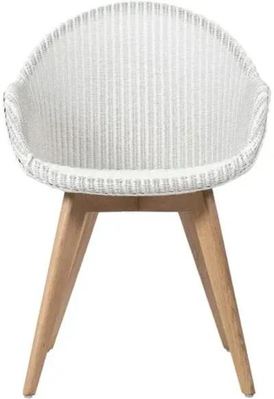 Avril Highback Dining Chair - Oak/White - Vincent Sheppard