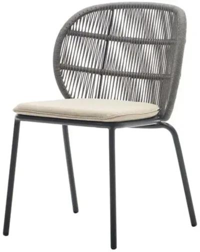 Kodo Outdoor Dining Chair - Gray/Almond - Vincent Sheppard - Beige