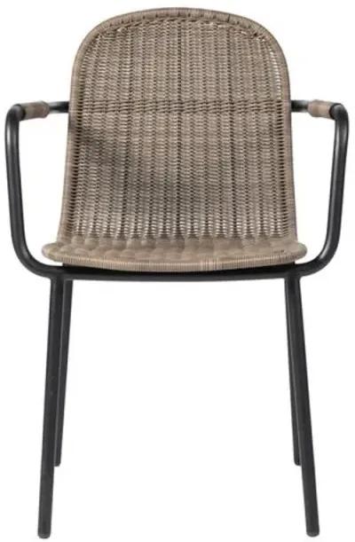 Wicked Outdoor Dining Chair - Taupe - Vincent Sheppard - Brown