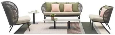 Kodo Outdoor Lounge Sofa - Gray/Almond - Vincent Sheppard