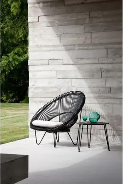 Roy Outdoor Cocoon Chair - Black/Canvas - Vincent Sheppard