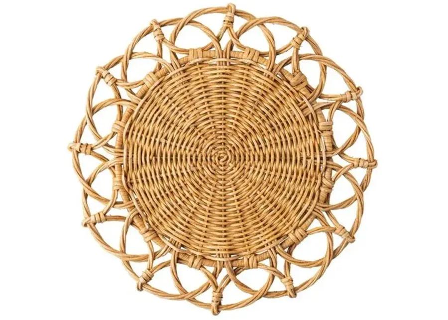 Provence Rattan Place Mat - Natural - Juliska - Brown