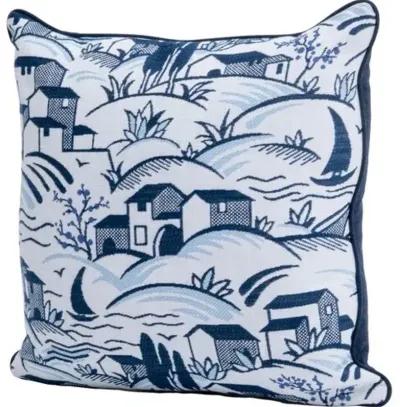 Harbor Outdoor Pillow - Blue