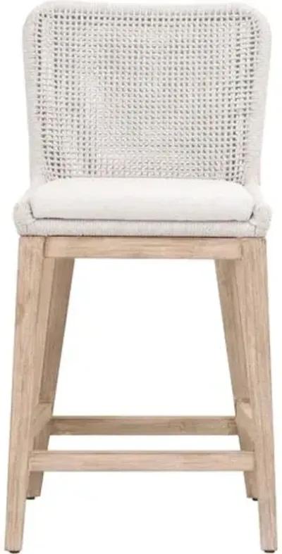 Lace Woven Performance Counter Stool - Gray/Speckled White