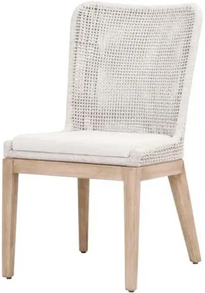 Set of 2 Lace Woven Performance Dining Chairs - Gray/Speckled White