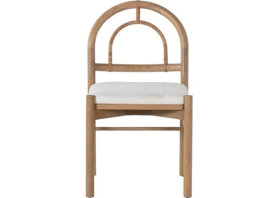 Linden Dining Chair - Natural/Performance Linen - Beige