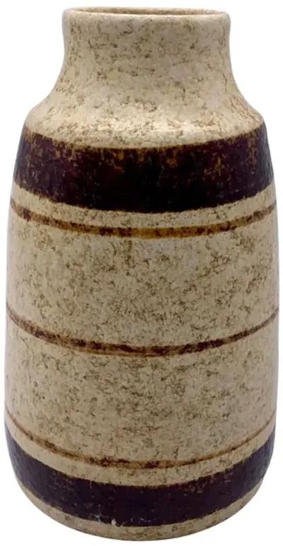 Mid-Century Modern Pottery Vase - Pilar Collection - Brown