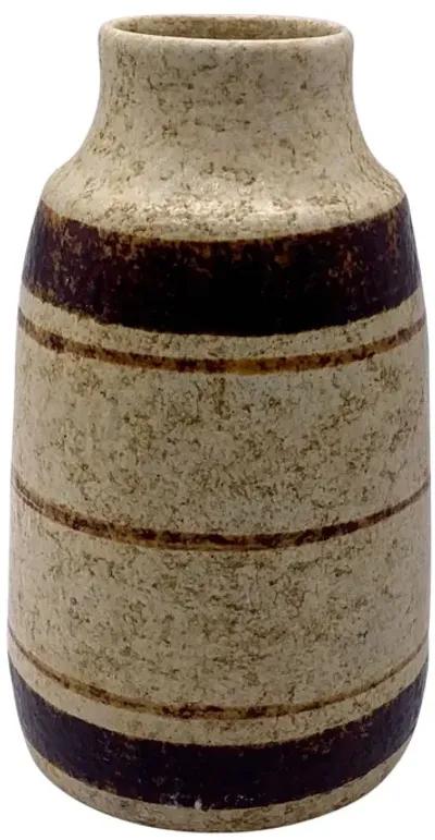 Mid-Century Modern Pottery Vase - Pilar Collection - Brown