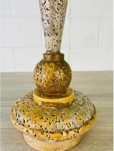 1970s Metal Cork Style Table Lamp - 2-b-Modern