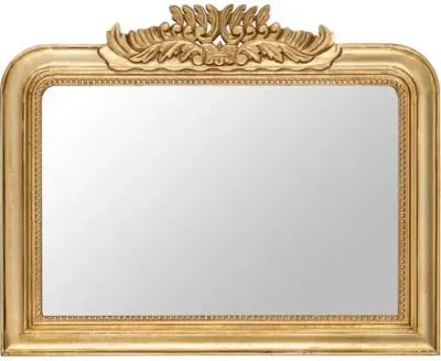 Paris Crowned Acanthus Wall Mirror - Gold Leaf